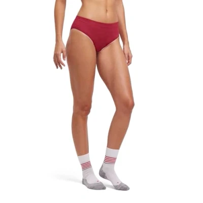 Image of FALKE Women&#039;s Wool Tech Light W Pa Functional Yarn Quick Dry 1 Piece Base Layer Underwear, Pink Red 8644, M