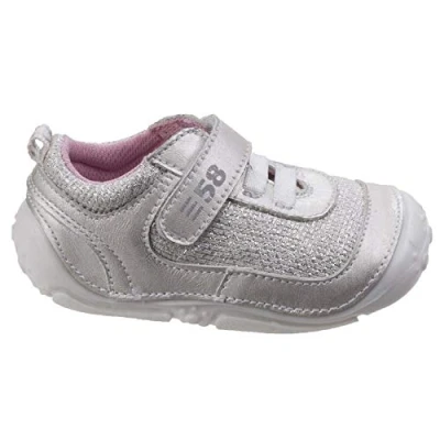 Image of Hush Puppies Boy&#039;s Girl&#039;s Livvy Sneaker, Silver, 2 UK Child