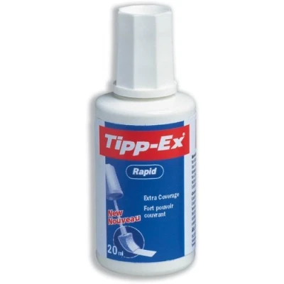 Image of Tipp Ex Rapid Correction Fluid Fast drying with Foam Applicator 20ml White Ref 8012969 [Pack 10] [per Pack: