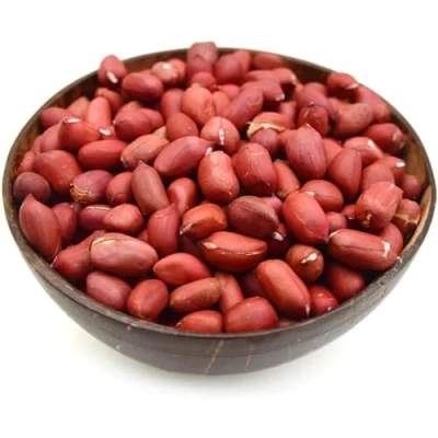 Image of Red Skin Peanuts 10kg Raw Whole Skinned Peanut Nuts Natural Bulk Ready to Eat Edible Nut For Human Consumption Protein Unsalted Unroasted Shelled Redskin Kernels Jugu (Packaging May Vary) PURIMA