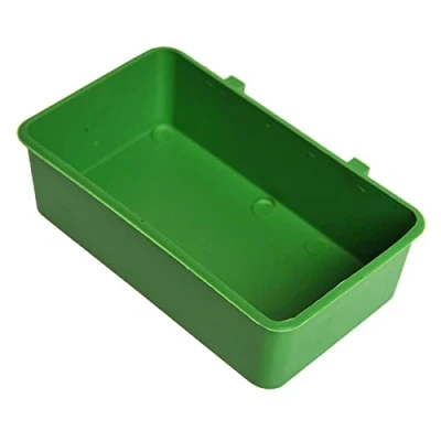 Image of xbiez Chicken Water Cup With Hooks Cage Hanging Food Bowl For Pigeons Ducks Doves Rabbits Easy To Clean Bird Bath