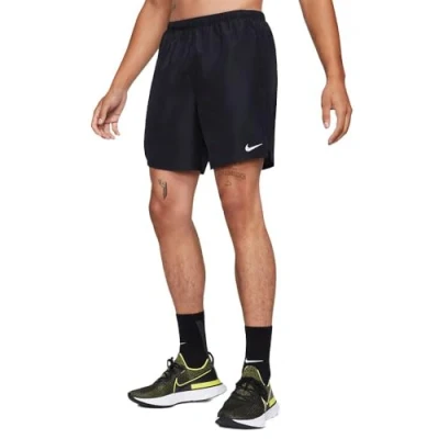 Image of Nike CZ9066 010 M NK DF Challenger Short 7BF Shorts Mens Black/(Reflective silv) 3XL