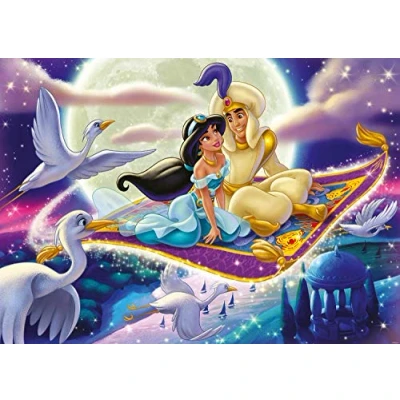 Image of RAVENSBURGER 13971 Alladin Princess Disney Collector&#039;s Edition Aladdin 1000 Jigsaw Puzzle for Adults Every Unique, Softclick Technology Means Pieces Fit Together Perfectly, Stukjes