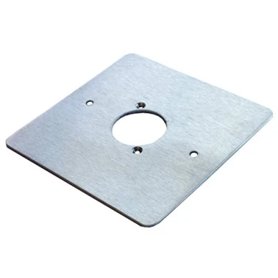 Image of AllMetalParts 1 XLR Single Gang Face Plate Brushed Stainless