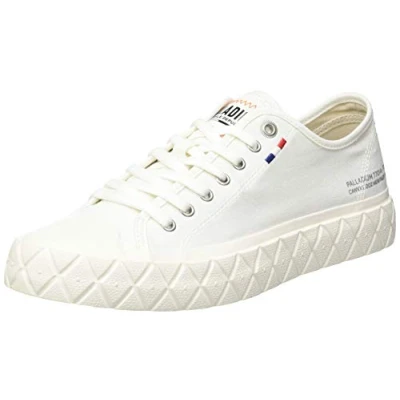 Image of Palladium ACE Unisex Trainers, Size: 8, Star white Textile