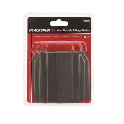 Image of Garden Mile 4 Flexible Filling Scrapers Carbon Steel Putty Knives 45mm+70mm+90mm+110mm, Plastering and Decorating Tools