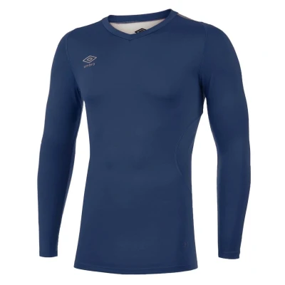 Image of Umbro Mens Elite V Neck Base Layer Top (Navy) Size X Large