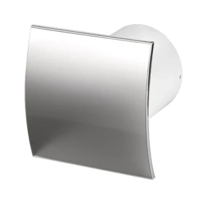 Image of Bathroom extractor fan, diameter 100 mm, ball bearing, Silent Standard EscudoLine System+ Ø Stainless steel
