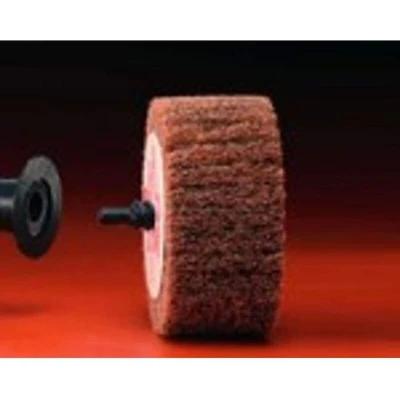 Image of Scotch Brite Roloc Cut and Polish Flap Brush PF ZR, 63 mm x 32 mm, A MED