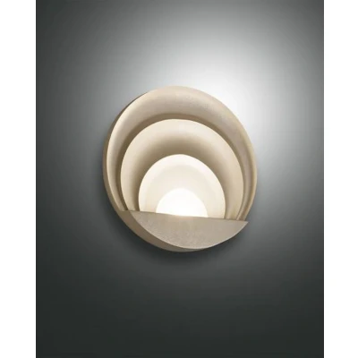 Image of Sunrise Integrated LED Wall Light Gold Matt Glass