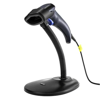Image of NETUM Handheld 2D QR Barcode Scanner Reader USB Wired Imager Bar Code Scan PDF417 Data Matrix For Mobile Payment Computer Screen with Stand W9S