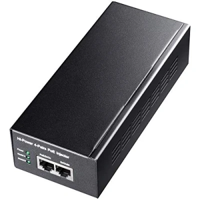 Image of Cudy POE300 60W PoE + /Gigabit Injector, Power Supply Up to 60 W, RJ 45 Shielded 10/100/1000Mbps, Compatible IEEE 802.3af / 802.3at, Compact and Economical