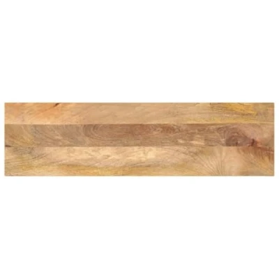 Image of vidaXL Table Top Replacement Rectangular 100x40x3.8 cm Solid Mango Wood Rustic Dining Surface Commercial &amp; Home Use