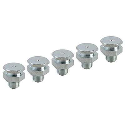 Image of Faithful FAIGGN18BSPB Grease Nipple Button 1/8in BSP (Pack 5), Blue