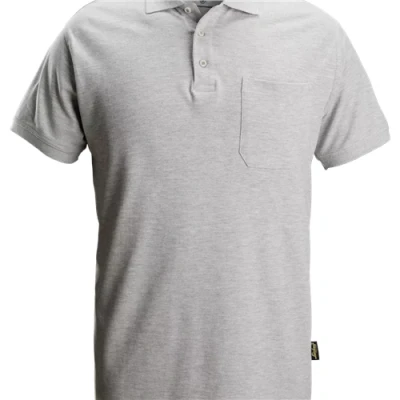 Image of Snickers Classic Polo Shirt Grey Melange M