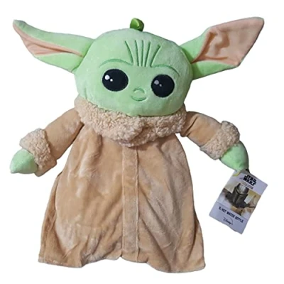 Image of Grogu from Star Wars The Mandalorian Baby Yoda 1 Litre Hot Water Bottle by Primark