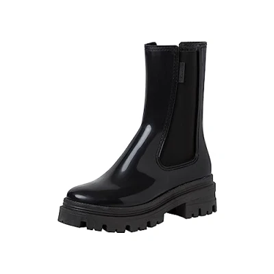 Image of Tamaris Women&#039;s 1 25412 41 Rain Boot, Black, 4.5 UK