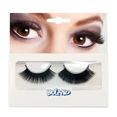 Image of Boland 10232337 Bol01600 Self Adhesive Eyelashes, Black, Multi Coloured