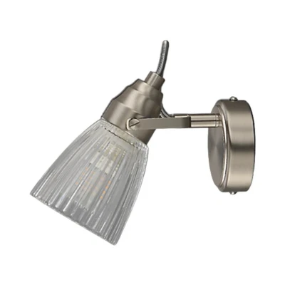 Image of Lindby Kara bathroom wall light, 1 bulb, IP44