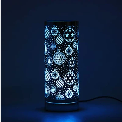 Image of lesser and pavey LP51944 Led Aroma Christmas Baubles Design Lamp Multi color, H27cm