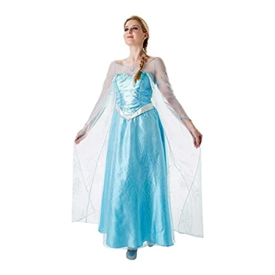Image of Rubie&#039;s Official Ladies Frozen Elsa, Adult Costume Small