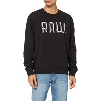 Image of G Star Men&#039;s 3D Raw. Sweater, black (dk D20399 A971 6484), XS