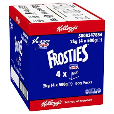 Image of Kellogg&#039;s Frosties Bag 500g (Pack of 4) 5147854000