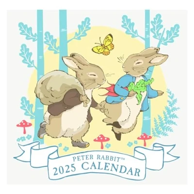 Image of Peter Rabbit 2025 Square Wall Calendar