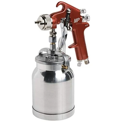 Image of Astro Pneumatic Tool 4008 Spray Gun with Cup Red Handle 1.8mm Nozzle