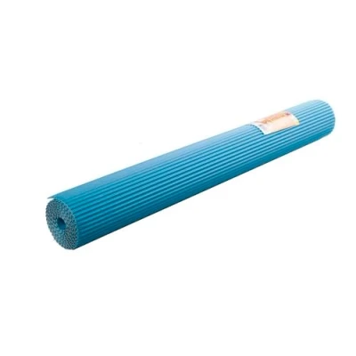 Image of Clairefontaine Ref 451087C Maildor Corrugated Cardboard Roll (Single Roll) 2 x 0.70m Size, 175gsm Board, Suitable for Making 3D Creations Fuchsia