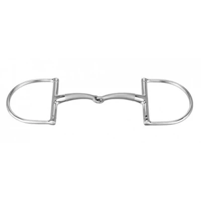 Image of Sprenger D Ring Snaffle Single Jointed 125mm Horse Bits Riding Equestrian