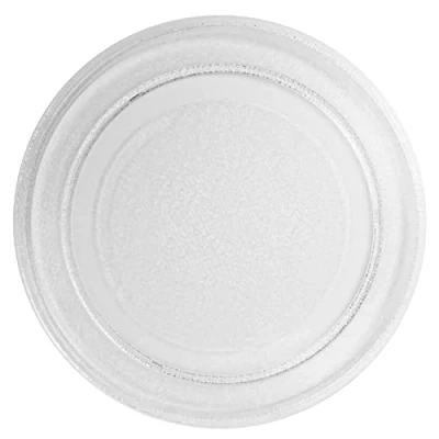 Image of SPARES2GO Microwave Glass Turntable Plate Compatible with Russell Hobbs RHMM713G RHMM701C RHM2017 RHM1731B 17 Litre (245mm)