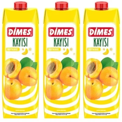 Image of Dimes Classic Apricot Nectar fruit juice 1000 Mililiter x 3 Pieces