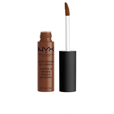 Image of NYX Professional Makeup Soft Matte Lip Cream, Creamy and Finish, Highly Pigmented Colour, Long Lasting, Vegan Formula, Shade: Dubai