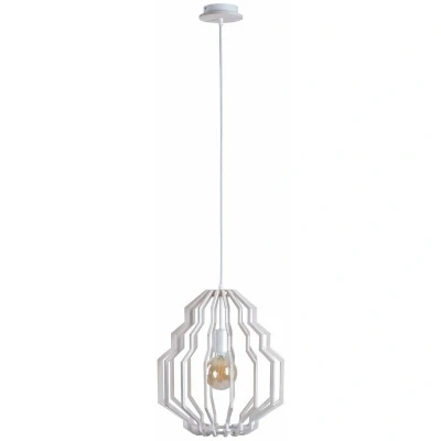 Image of Rufo Wire Frame Pendant Ceiling Light , 35.5cm, 1x E27