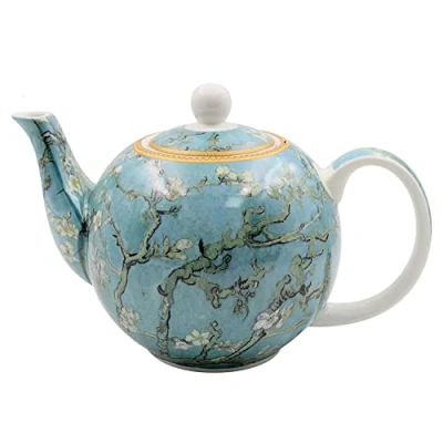 Image of Ceramic Tea Pot Almond Blossom Design 1 Pc