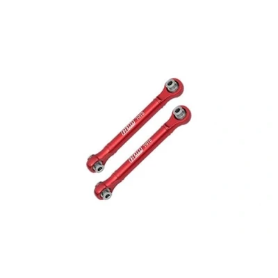 Image of GPM RACING Aluminium 7075 Front Steering Link Rod For Arrma 1/8 4WD MOJAVE 4X4 4S BLX ARA4404 Upgrade Parts Red