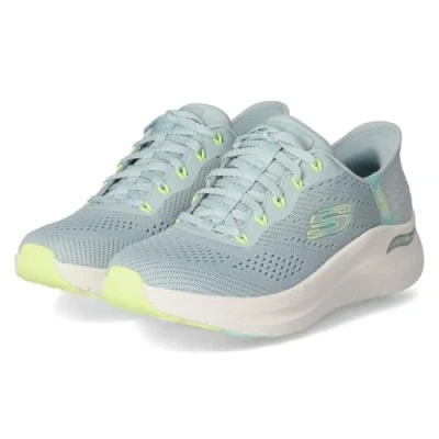 Image of Skechers Women&#039;s Arch FIT 2.0 Easy Chic Sneaker, Blue, 5.5 UK