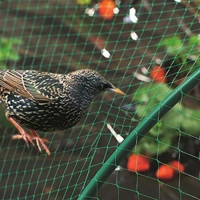 Image of Garden MILE® 4m x 10m Green Pond Plant Netting Protector Mesh Pest Control For Fruit Veg Pea Growth Fish Koi Tidy Durable Net Stretch Fencing Covers Against Leaves Predator Outdoor