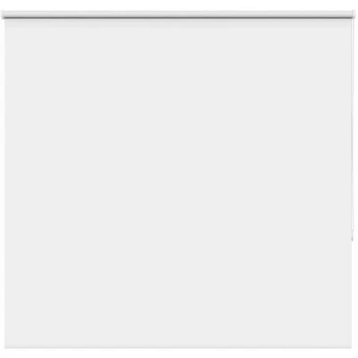 Image of vidaXL Roller Blind Blackout White 160x175 cm Fabric Width 156.6 Polyester