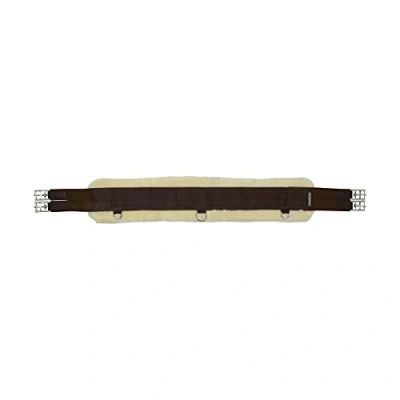 Image of Y H HY Detachable Faux Fur Elasticated Girths 48 inch Natural Brown