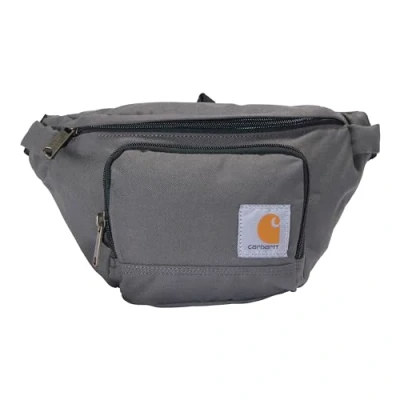 Image of Carhartt Unisex Adult Adjustable Waist, Durable, Water Resistant Hip Pack, Gray, One Size