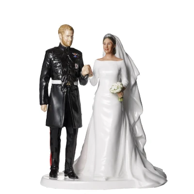 Image of Royal Doulton Wedding Prince Harry &amp; Ms Meghan Markle, Bone China, Multi, 26.5cm