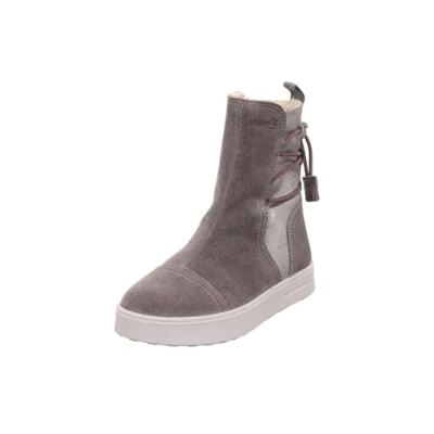 Image of Superfit Stella Classic ankle boots for kids, Size: 10/10.5K, Grau Suede