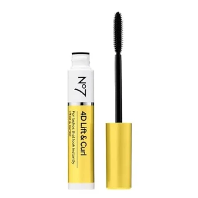 Image of Boots No7 4D Lift &amp; Curl Lash Effect Mascara BROWN/BLACK 7ml pack of 1