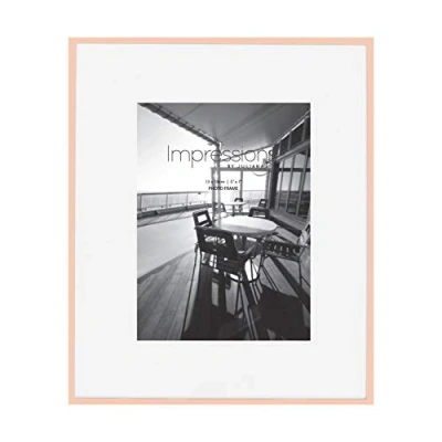 Image of Juliana Unisex Impressions Copper Plated Photo Frame 5x7 Rose Gold