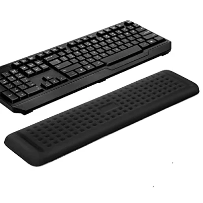 Image of Aelfox Gaming Keyboard Wrist Rest, Memory Foam Support Pad for Pain Relief Office, Home Computer, Laptop（17.32 x 3.94 0.79 inch）