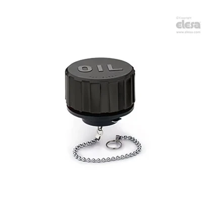 Image of ELESA Breather Cap SFN.70 BA+F C9 Black