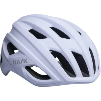 Image of Kask Mojito 3 Road Helmet for Adult Cyclists, L, White with Ventilation