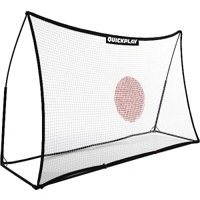 Image of QUICKPLAY SPOT Football Rebounder Net 8x5ft Multi Sport Ball Skills Trainer with eCOACH training app Target Rebound for Control &amp; Precision (3 Size Options)